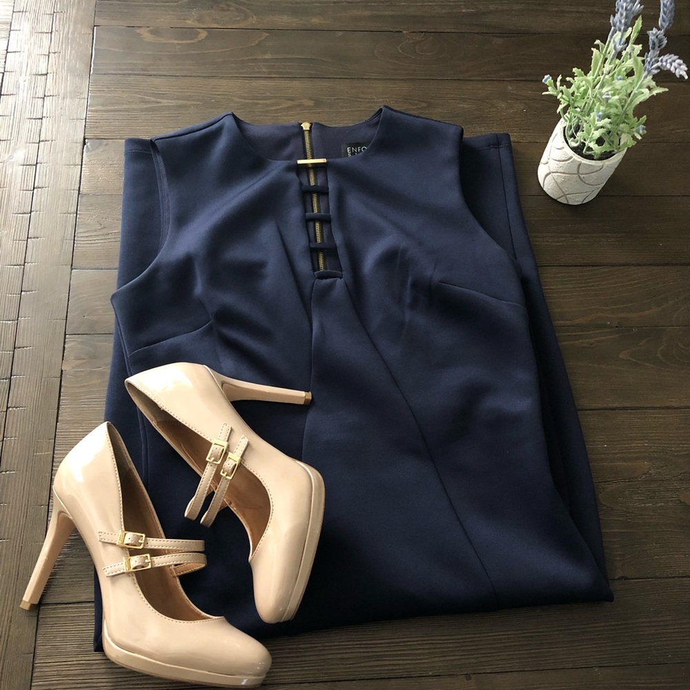 Enfocus Studio Navy Dress 🦋